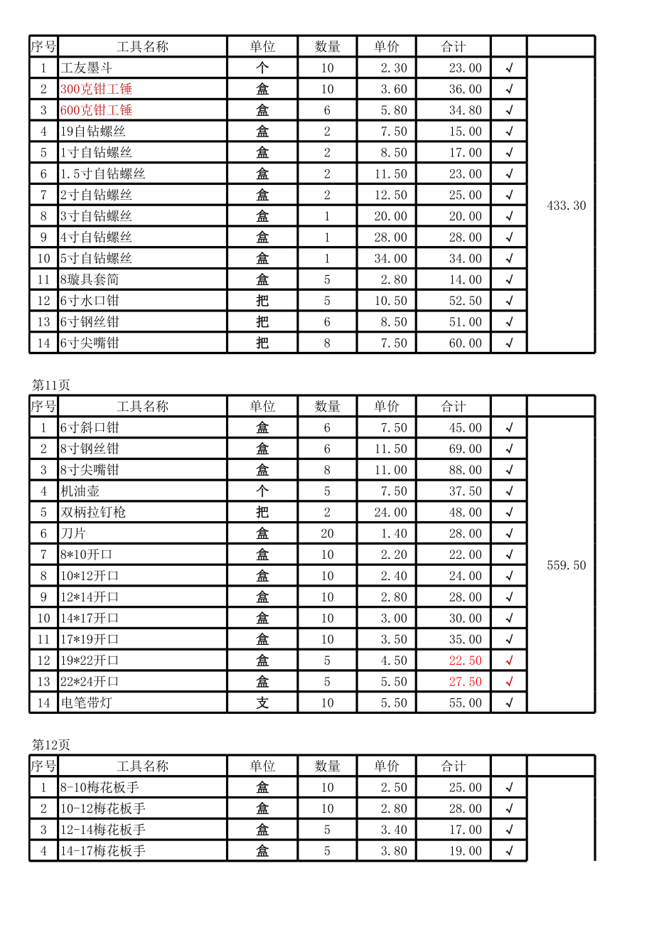 五金材料进货清单表 (2).xls