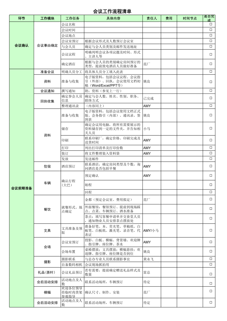 会议会务工作流程清单.xls