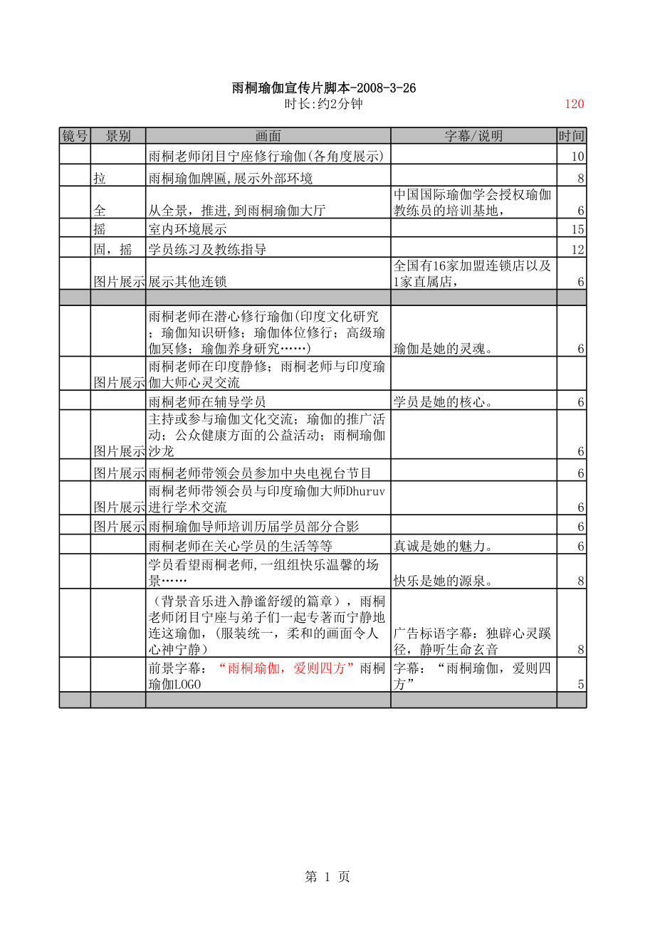 雨桐瑜伽-脚本-新.xls