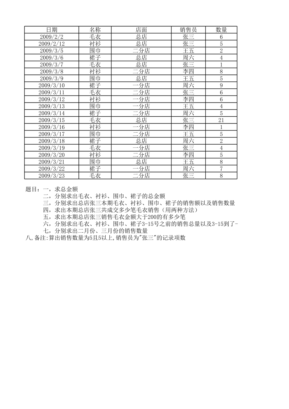 excel操作练习.xls