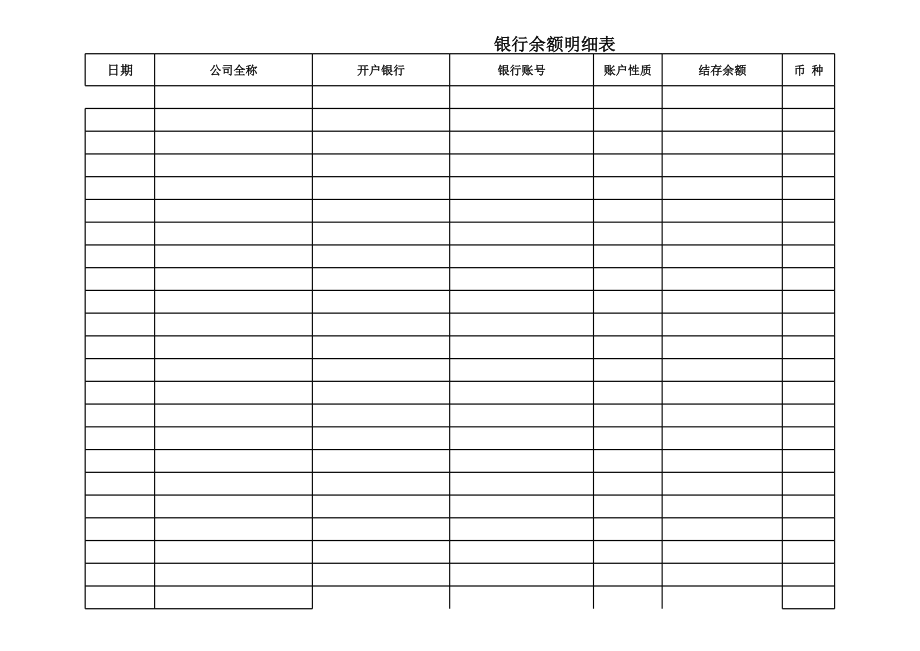 内账明细表模版.xls