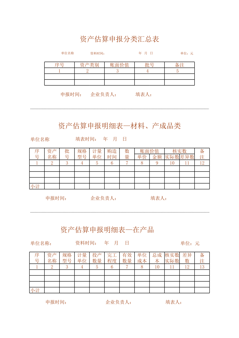 流动资产系列表.xls