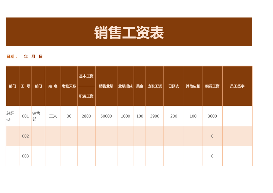 销售工资表.xls