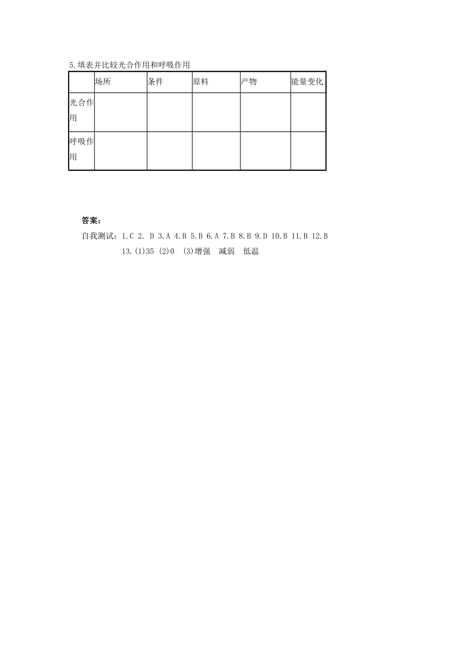 七年级生物上册二、1、4绿色植物的呼吸作用A教案济南版.doc