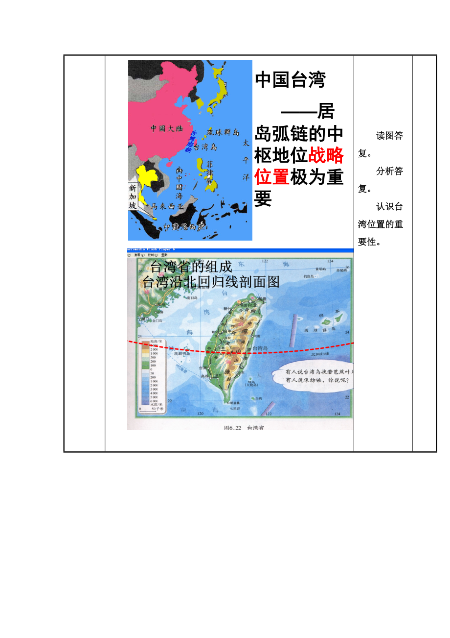 7.4《台湾省》参考教案1.doc