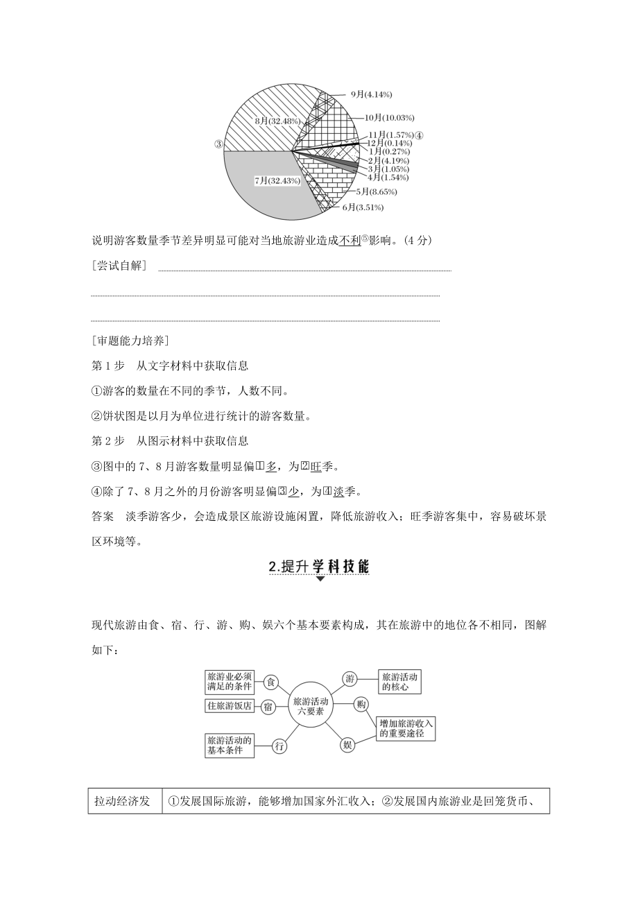 版高考地理总复习旅游地理教案（含解析）鲁教版选修3.doc