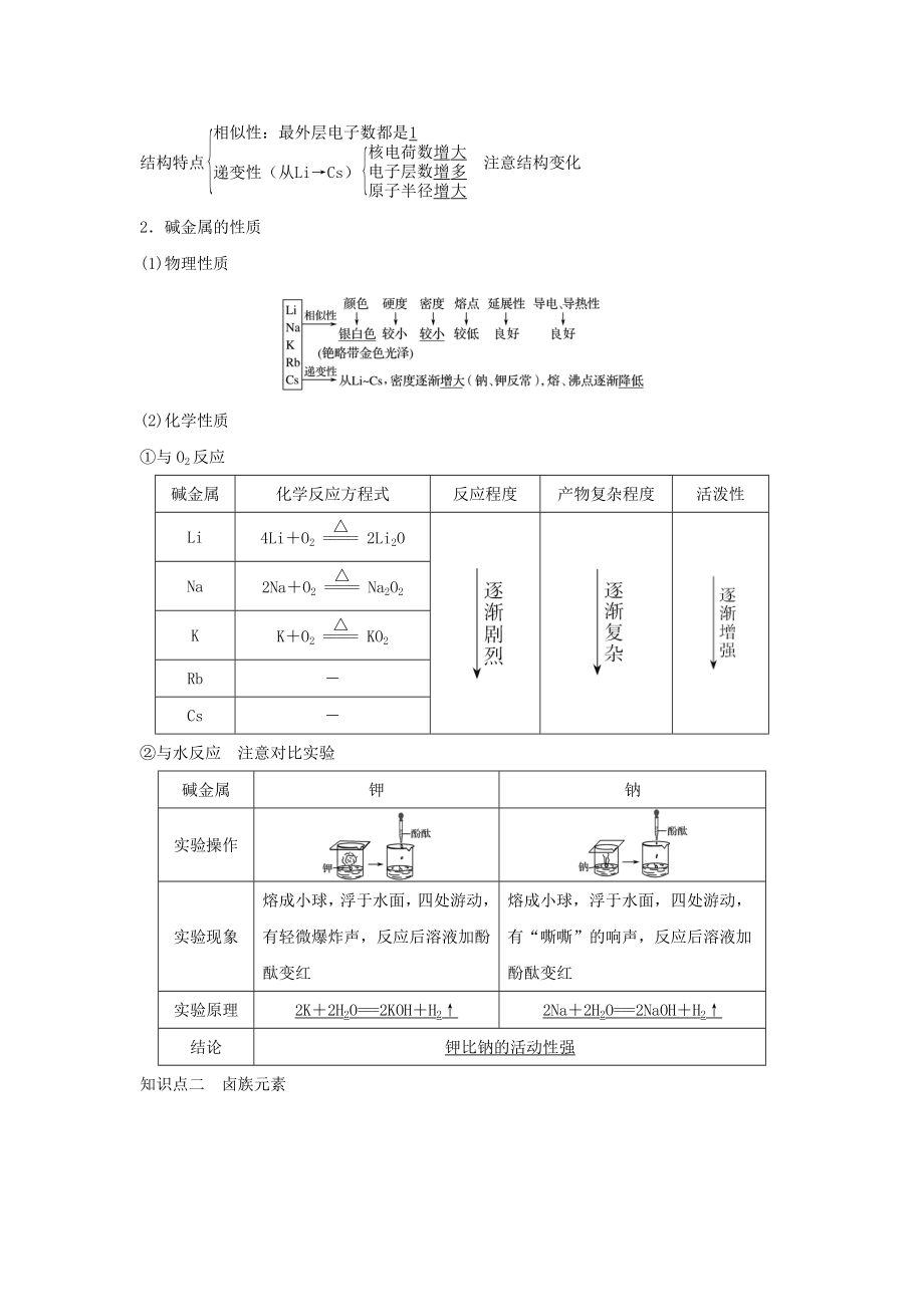 版新教材高中化学第4章第1节第3课时原子结构与元素的性质教案新人教版必修第一册(2).doc