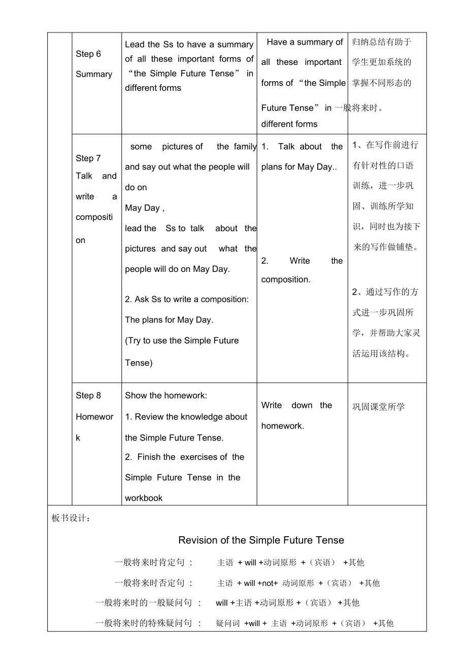 一般将来时教案.doc