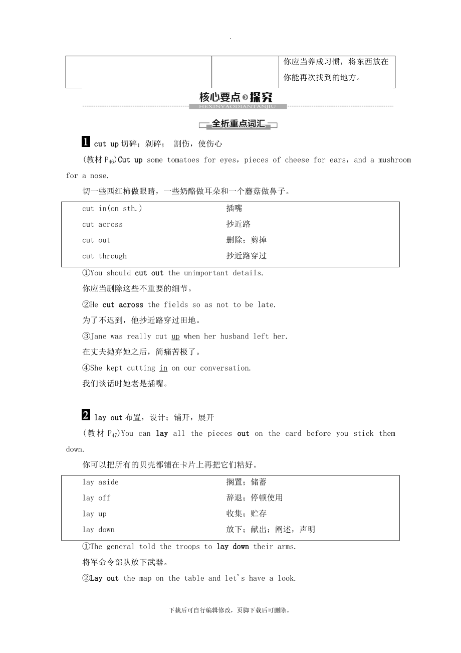 _2022高中英语Unit3TheworldofcoloursandlightSectionⅥLanguagePoints（Ⅲ）（Project）教案（含解析）牛津译林版选修8.doc