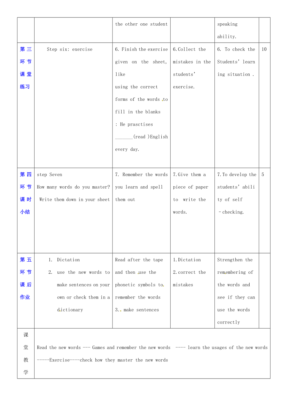 七年级英语上册Unit2Dailylife教案1（新版）牛津深圳版牛津深圳版初中七年级上册英语教案.doc