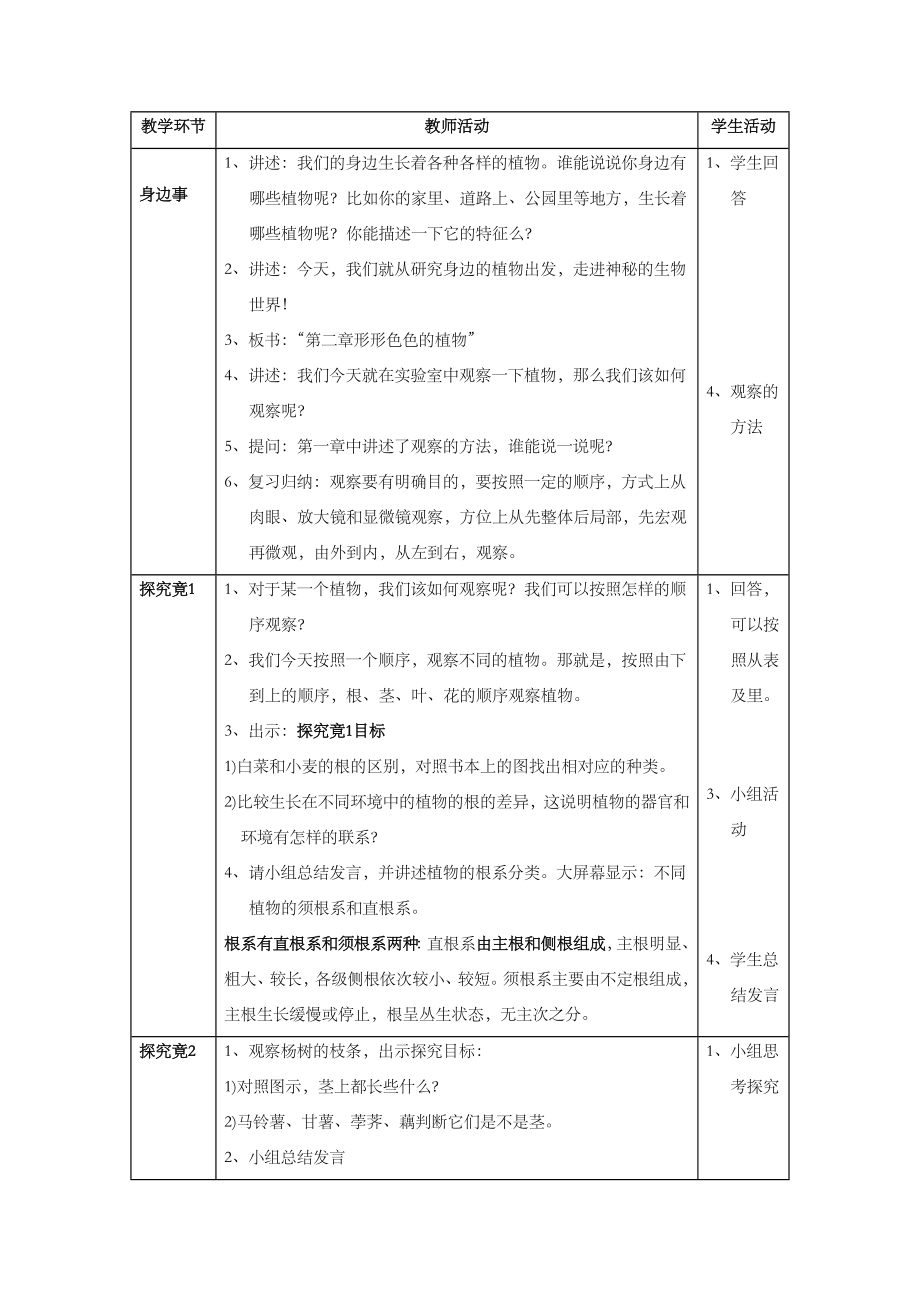 《第一节在实验室里观察植物》教案2.doc