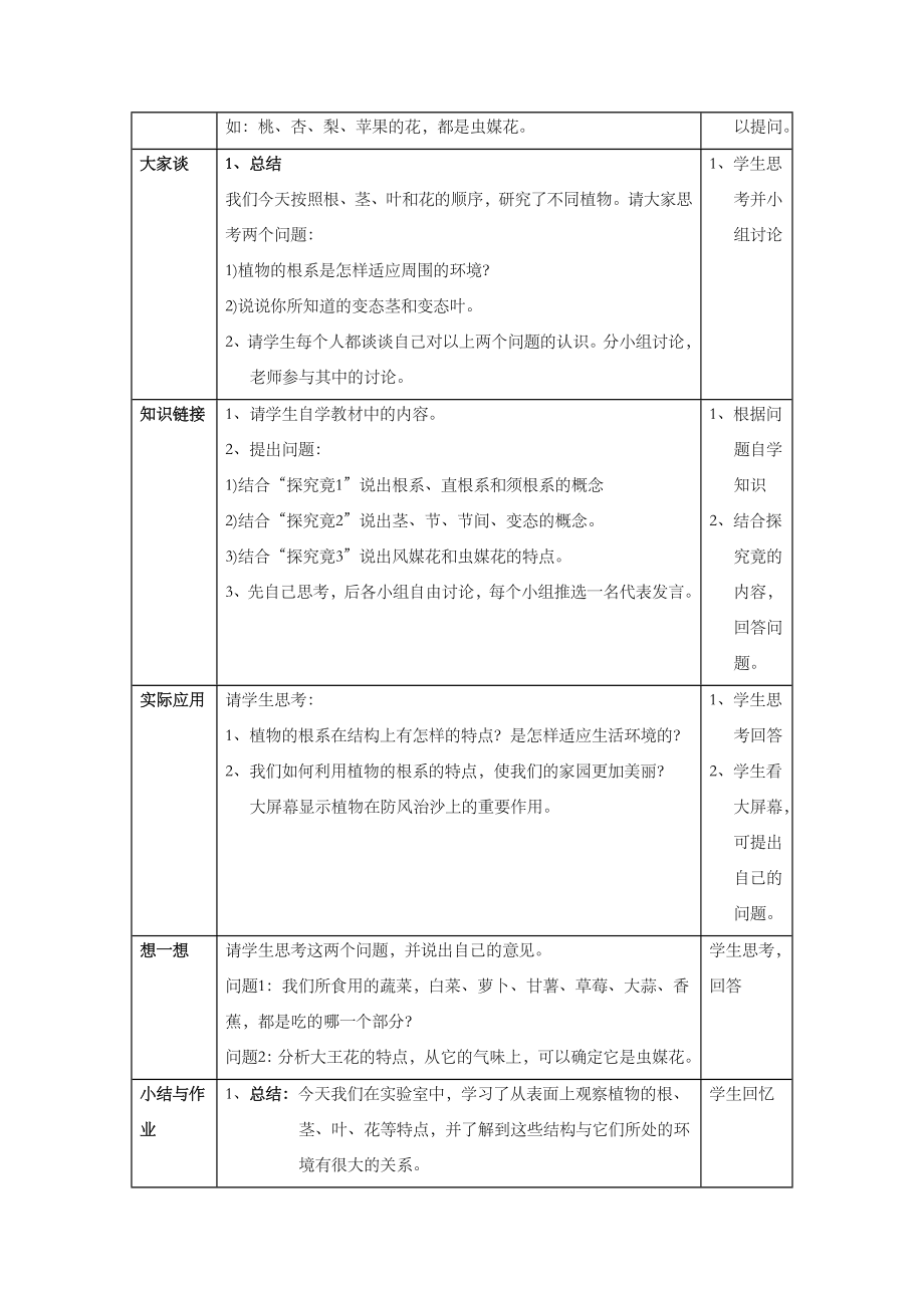 《第一节在实验室里观察植物》教案2.doc