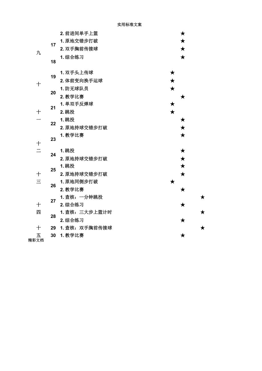 中学篮球课教案设计全集.doc