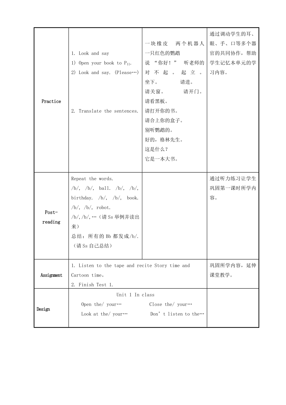 三年级英语下册Unit1Inclass（第5课时）教案牛津译林版（三起）牛津版小学三年级下册英语教案.doc