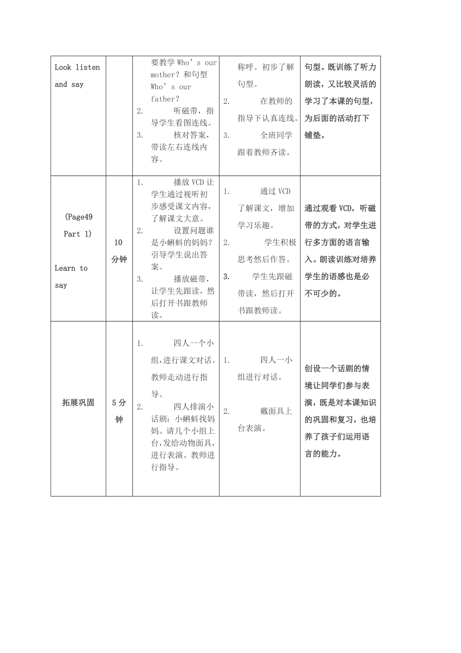 三年级英语上册Unit6Lesson11（2）教案闽教版.doc