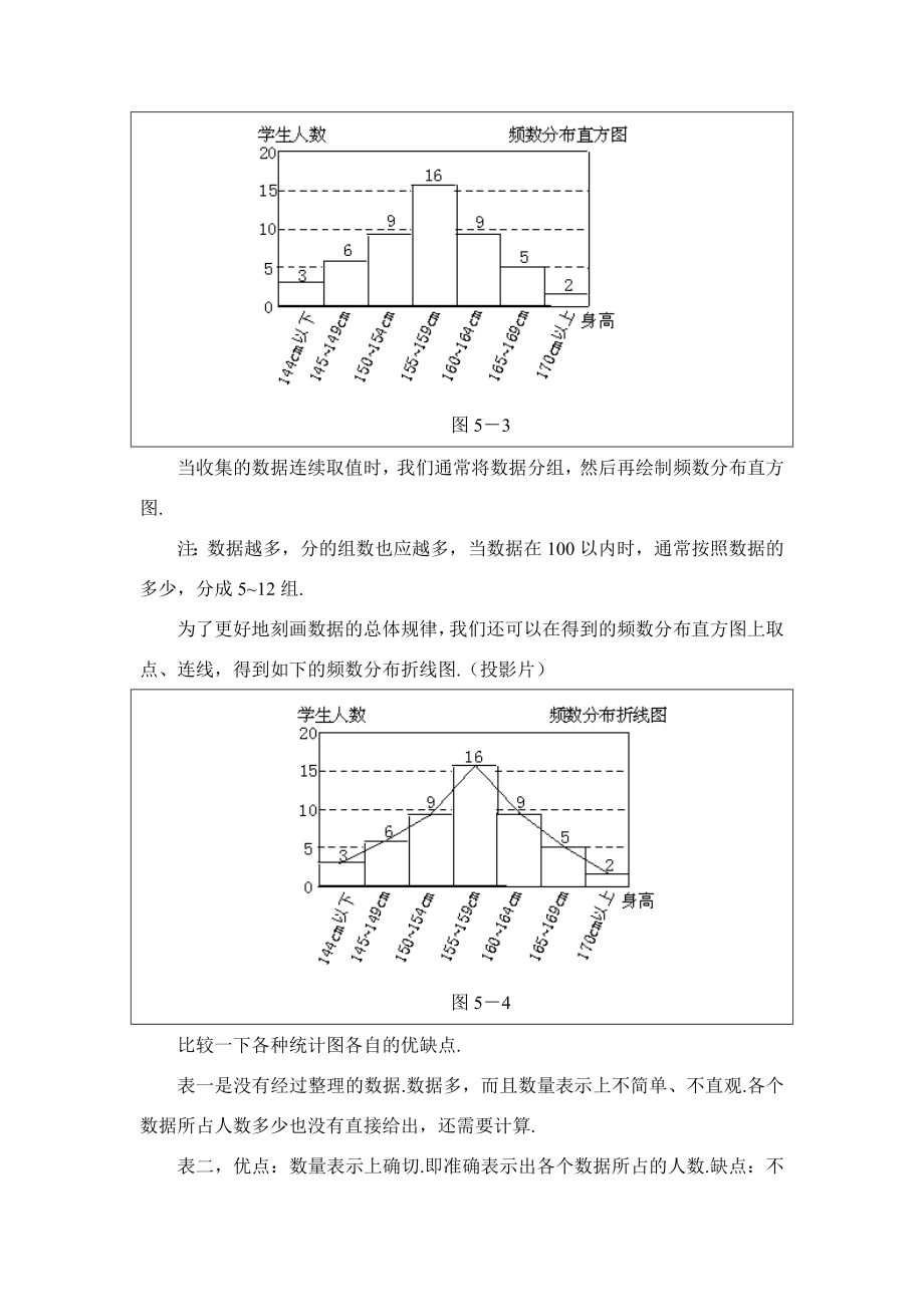 七年级数学下册13.2频数分布表与频数分布直方图教案(第2课时)苏教版.doc