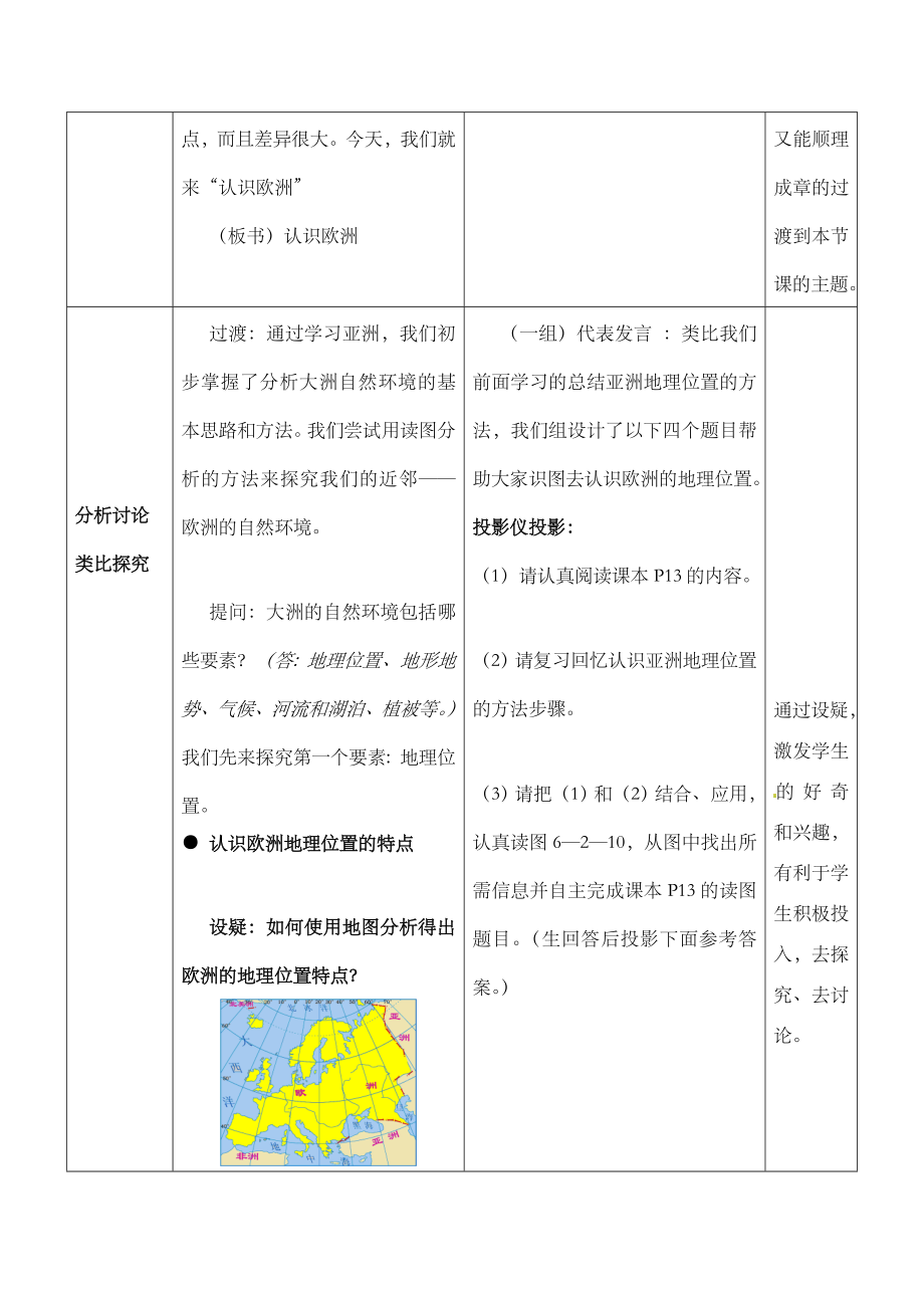 《活动课认识欧洲》教案1.doc