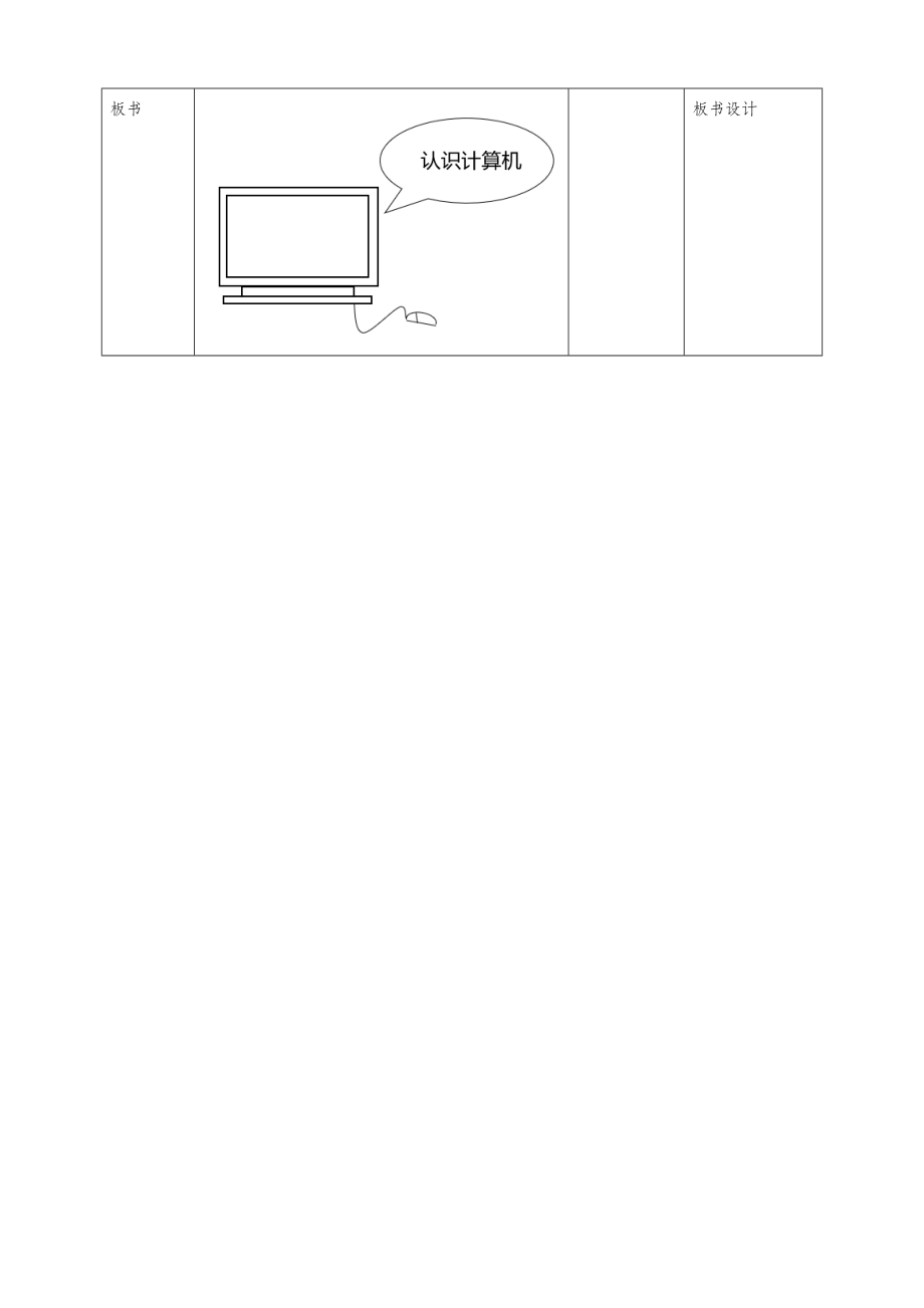 三年级信息技术上册第1课认识计算机教案粤教版.doc