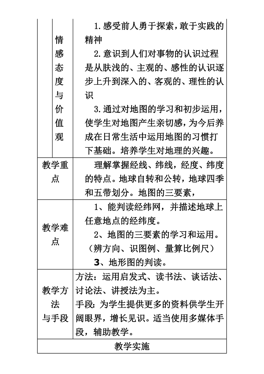 七年级上册地理全册教案(2).doc