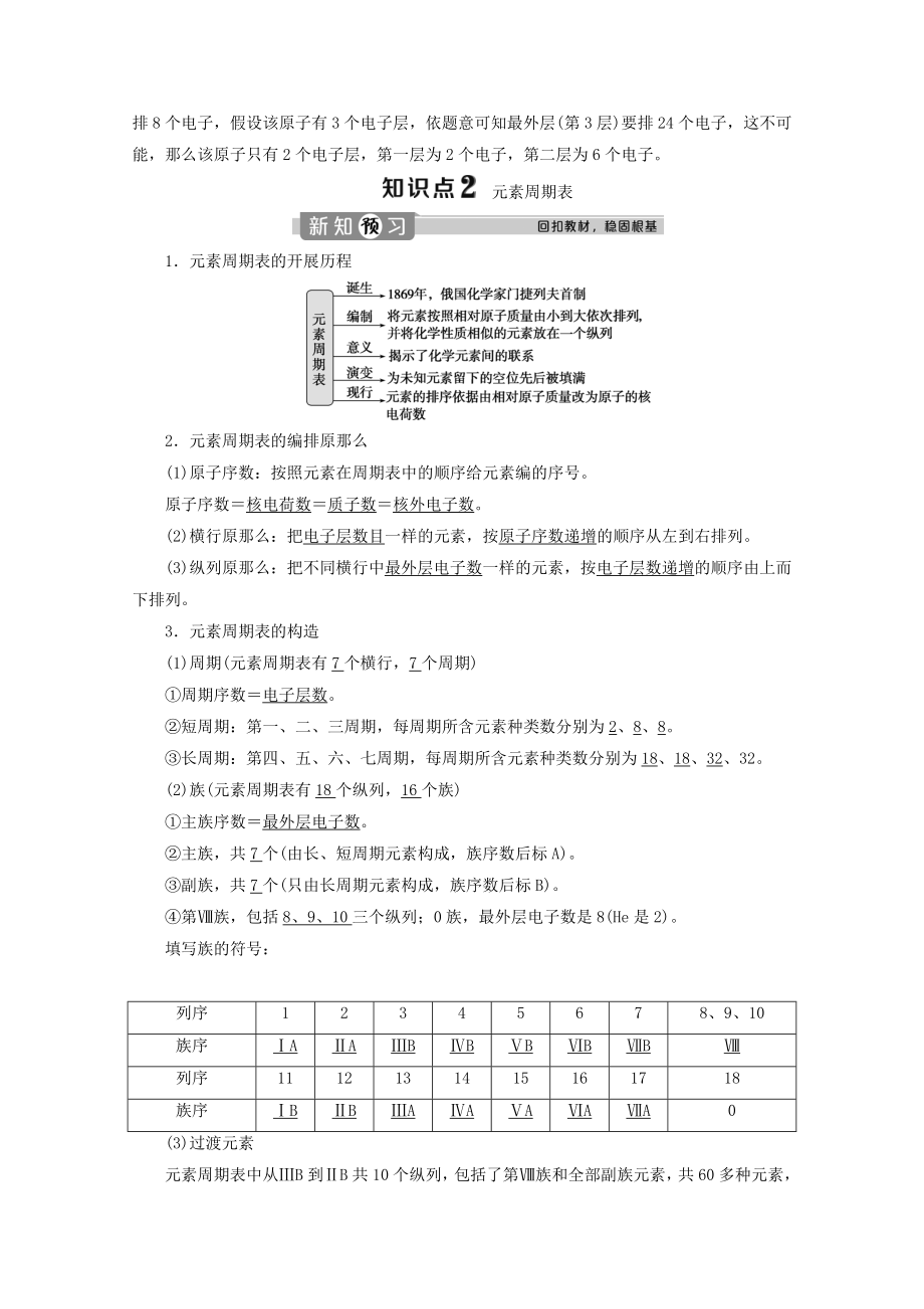 _2022新教材高中化学4.1第1课时原子结构元素周期表核素教案新人教版必修第一册(2).doc