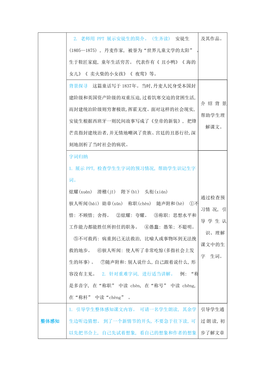 七年级语文上册第六单元放飞想象19皇帝的新装高效教案新人教版新人教版初中七年级上册语文教案.docx