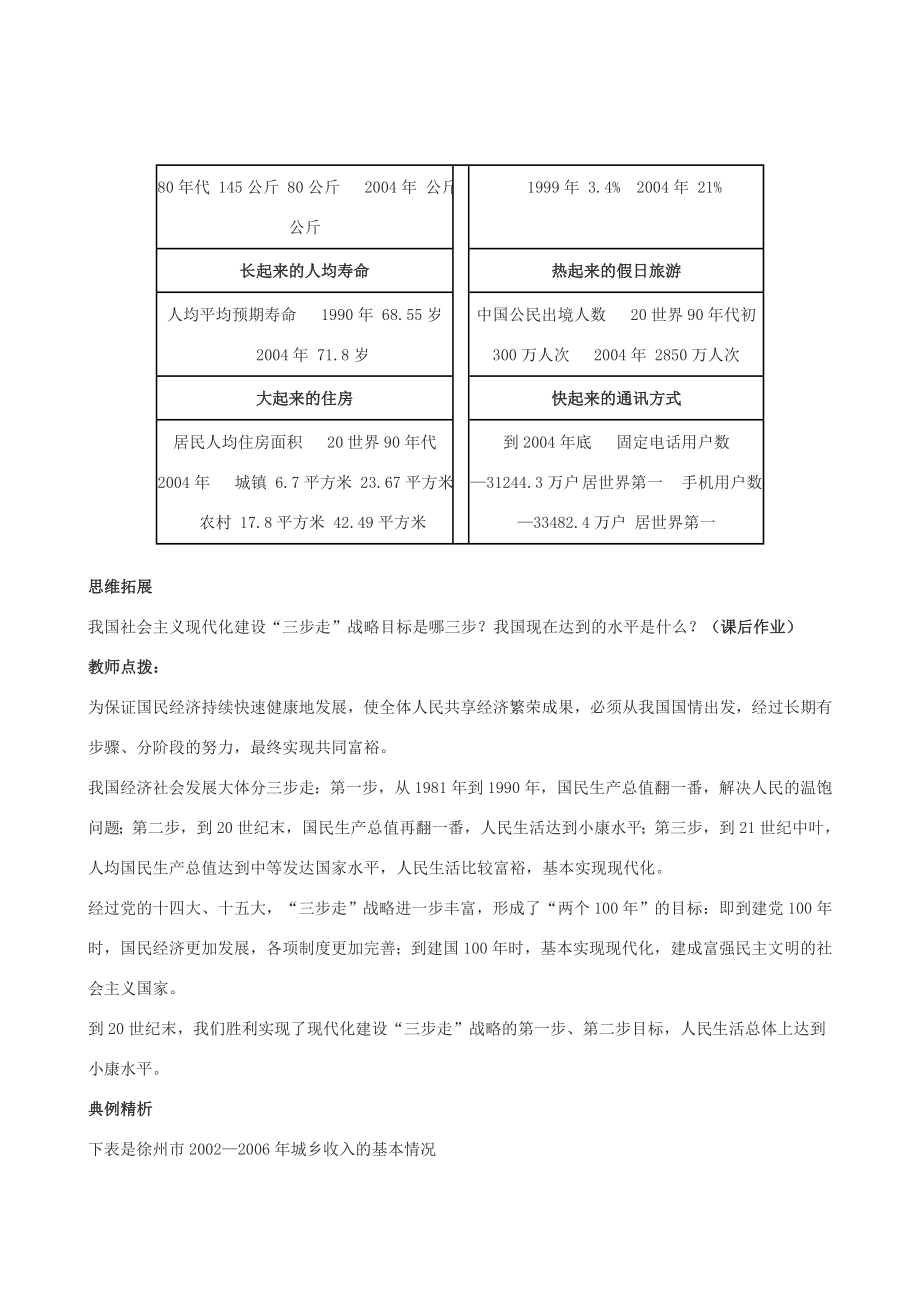 九年级政治第三课腾飞的东方巨龙教案鲁教版.doc