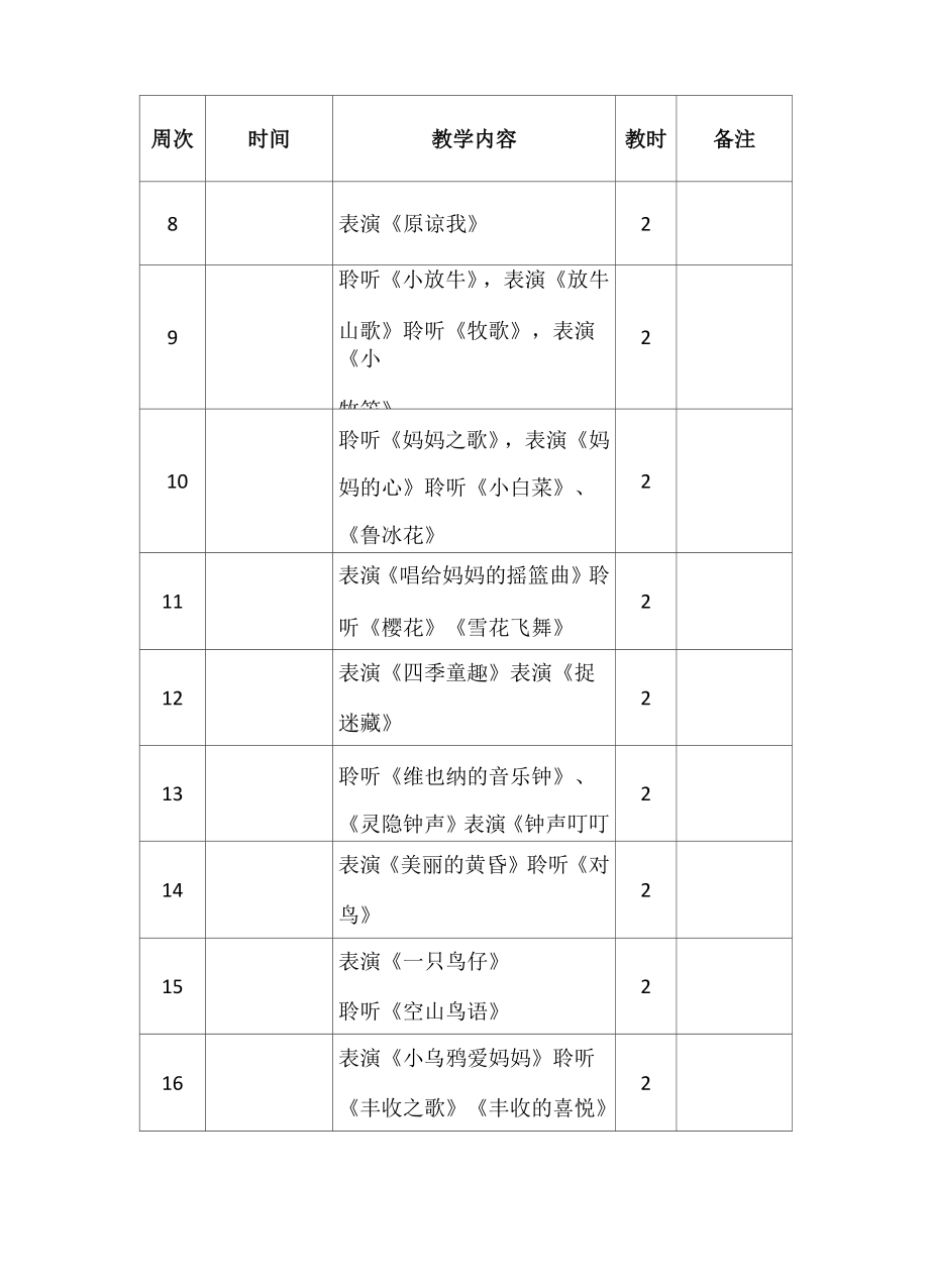 人音版三年级音乐上册教学计划.doc