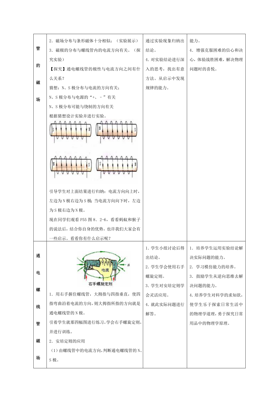 八年级下册物理教学案例电生磁人教版.doc