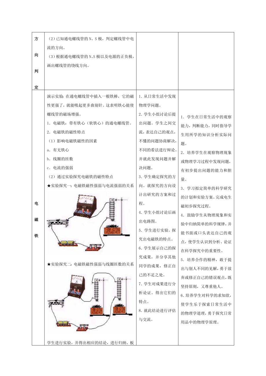 八年级下册物理教学案例电生磁人教版.doc