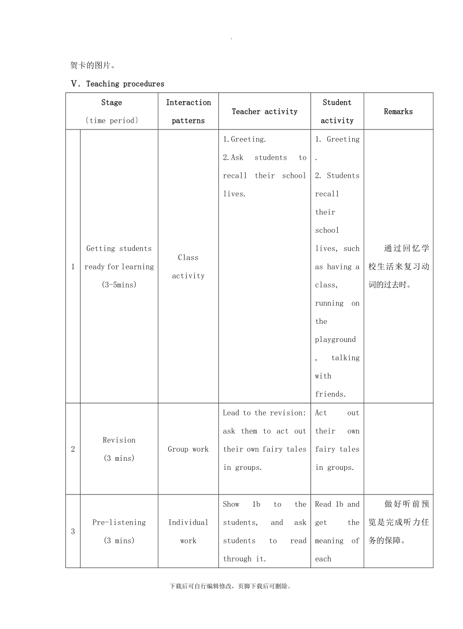 九年级英语下册Unit6EntertainmentandFriendshipTopic3IwillrememberourfriendshipforeverSectionA教学案例设计（新版）仁爱版.d