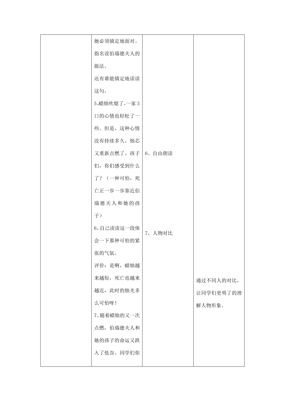 五年级语文上册第八单元危急时刻20生死攸关的烛光教案设计北师大版北师大版小学五年级上册语文教案.doc