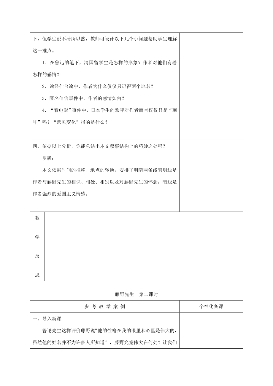 九年级语文下册第二单元教学分析苏教版.doc