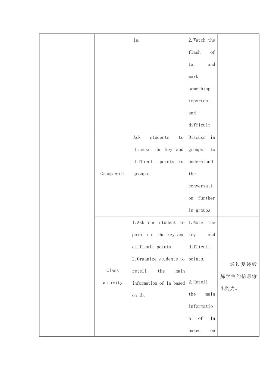 九年级英语下册Unit6EntertainmentandFriendshipTopic3IwillrememberourfriendshipforeverSectionA教学案例设计（新版）仁爱版（新