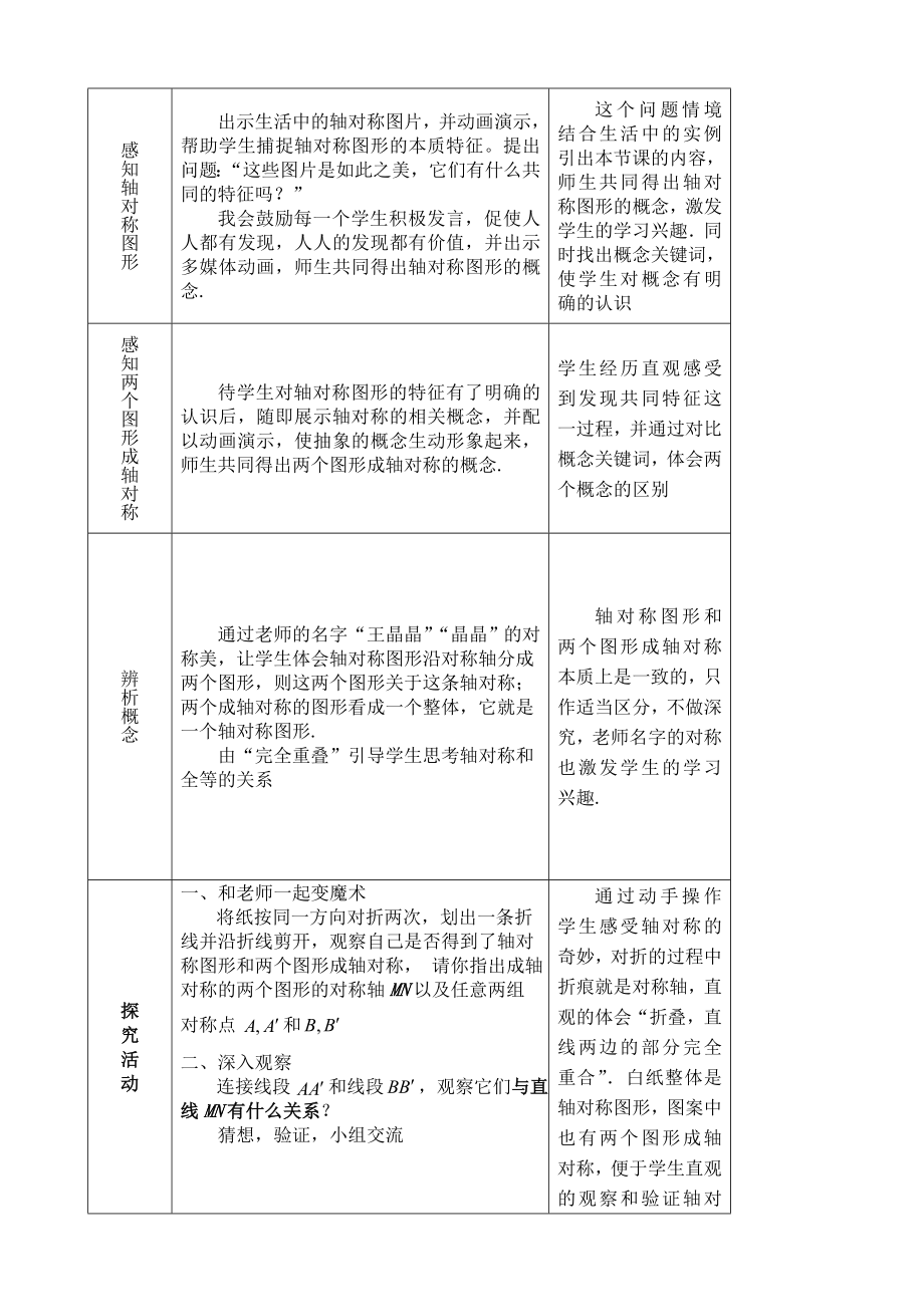 八年级上册数学轴对称教学设计.doc