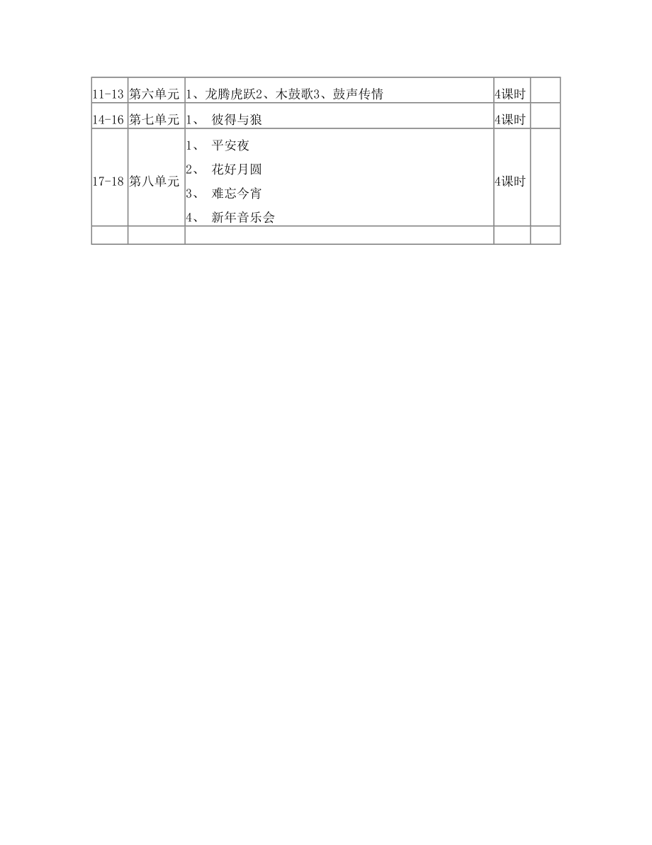 人教版五年级上册音乐教学计划.doc