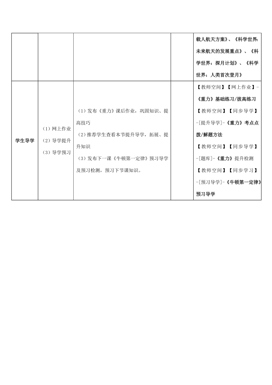 八年级物理下册第七章第3节《重力》教学应用指导（新版）新人教版.doc