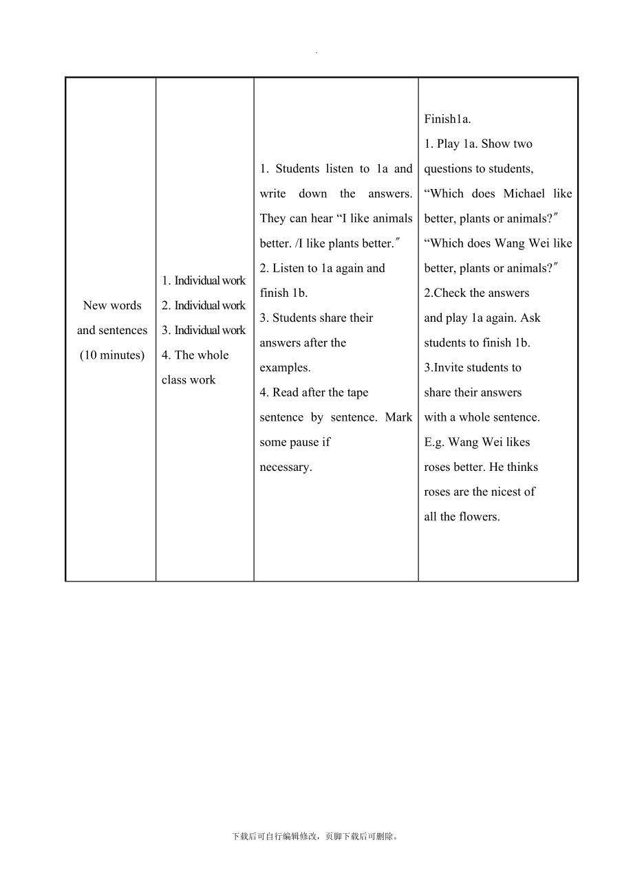 仁爱版英语八年级上册Unit4Topic1SectionB教学设计.doc