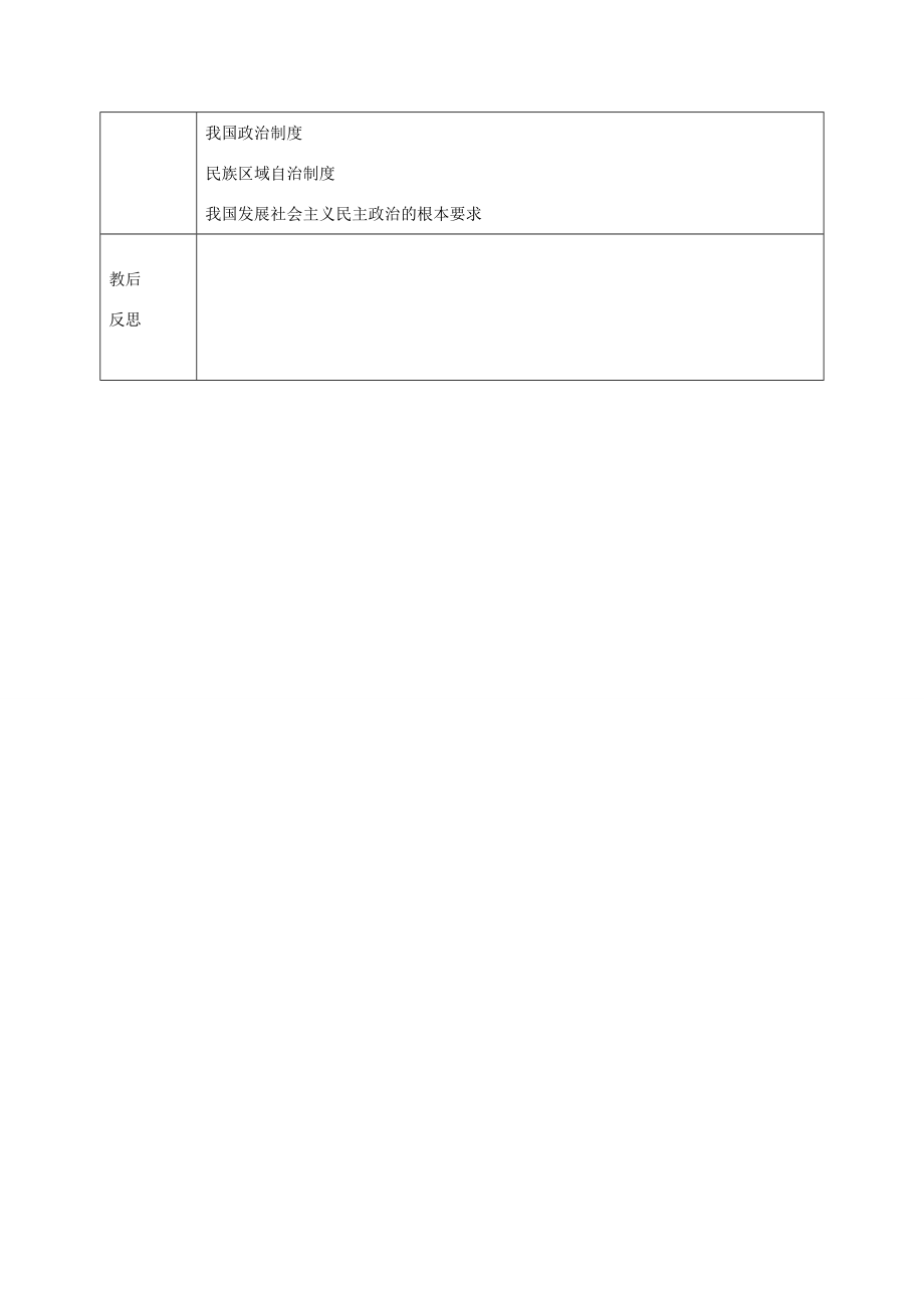 九年级政治全册第四单元第八课第1框人民是国家的主人教案苏教版苏教版初中九年级全册政治教案.doc