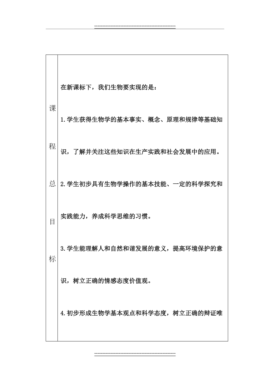 七年级上册生物教学工作计划.doc