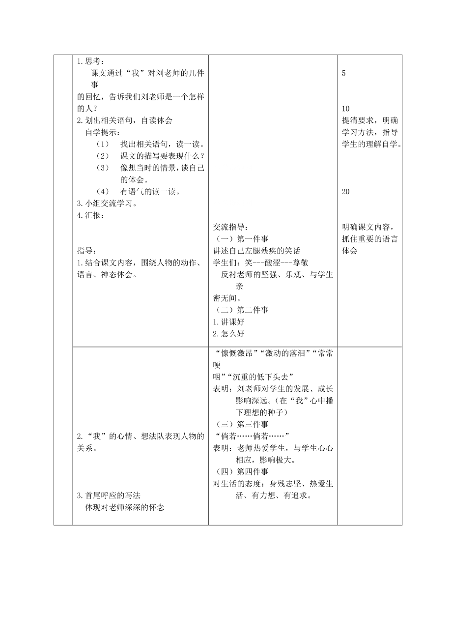 六年级语文下册理想的风筝3教案北京版.doc