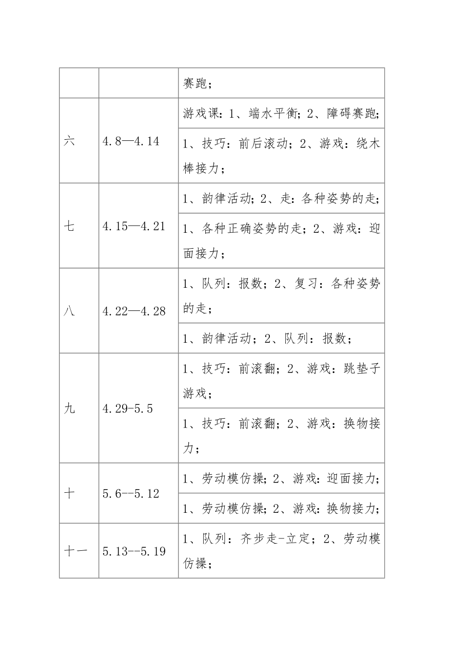 小学二年级下册体育教学计划.doc