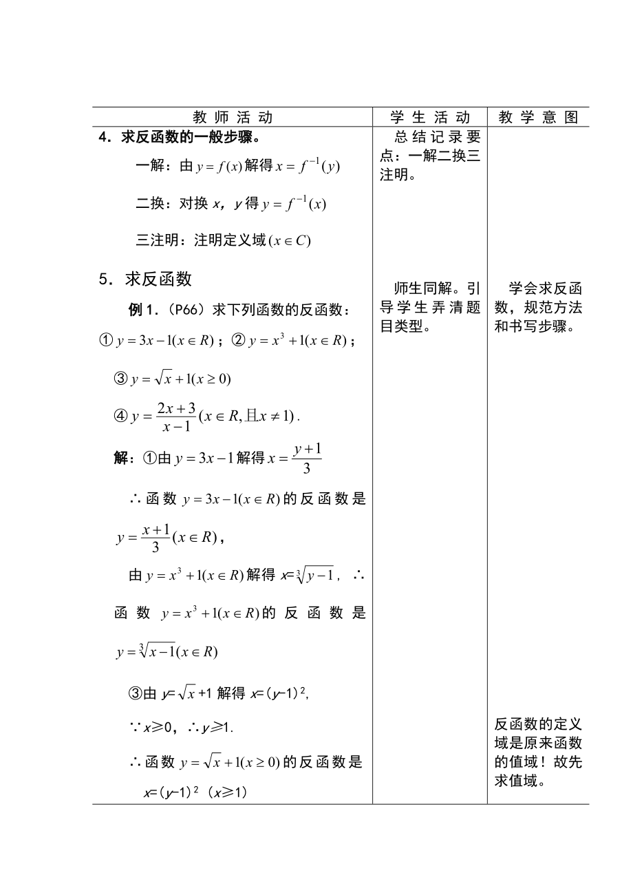 反函数教案(2).doc