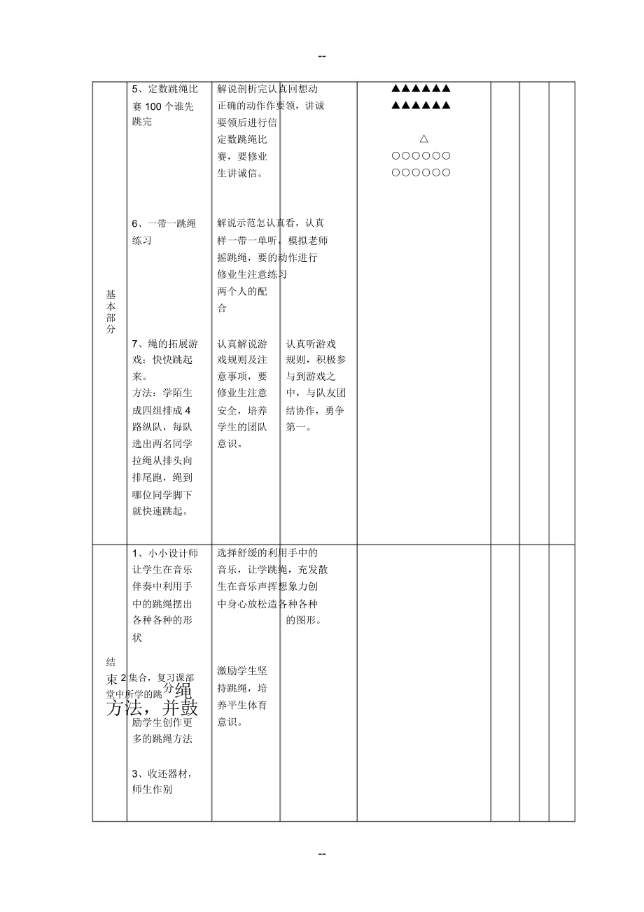 初一体育课跳绳教案(2).doc