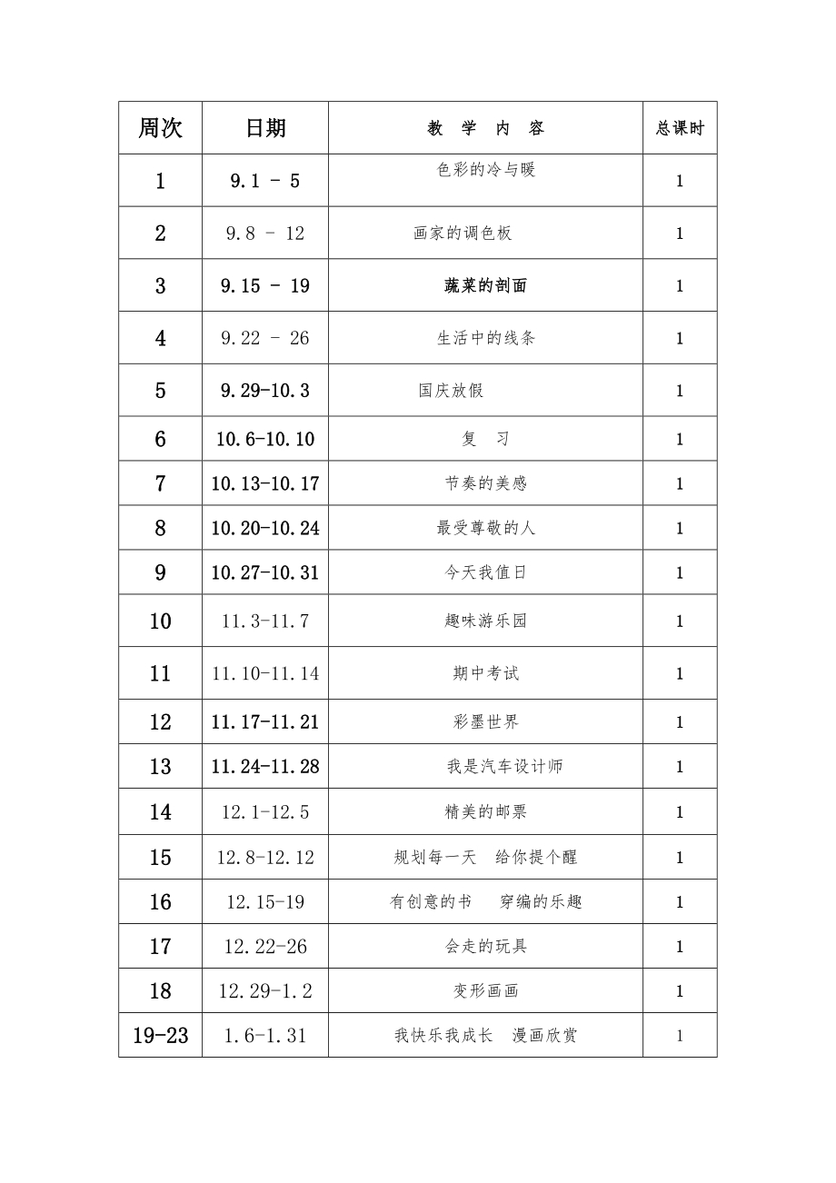 四年级上册美术教案新(3).doc