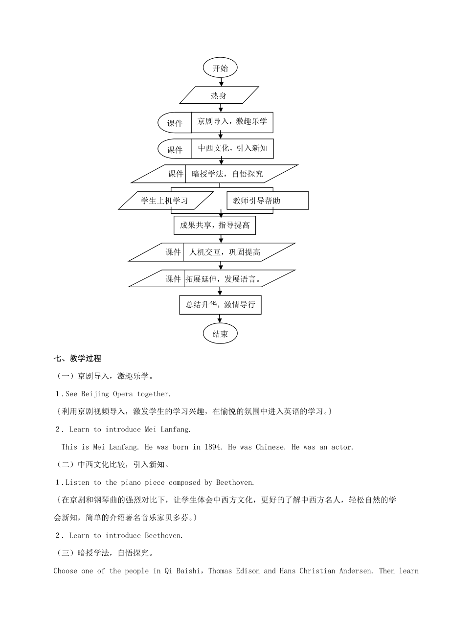 六年级英语上册Unit6(4)教案人教新起点.doc