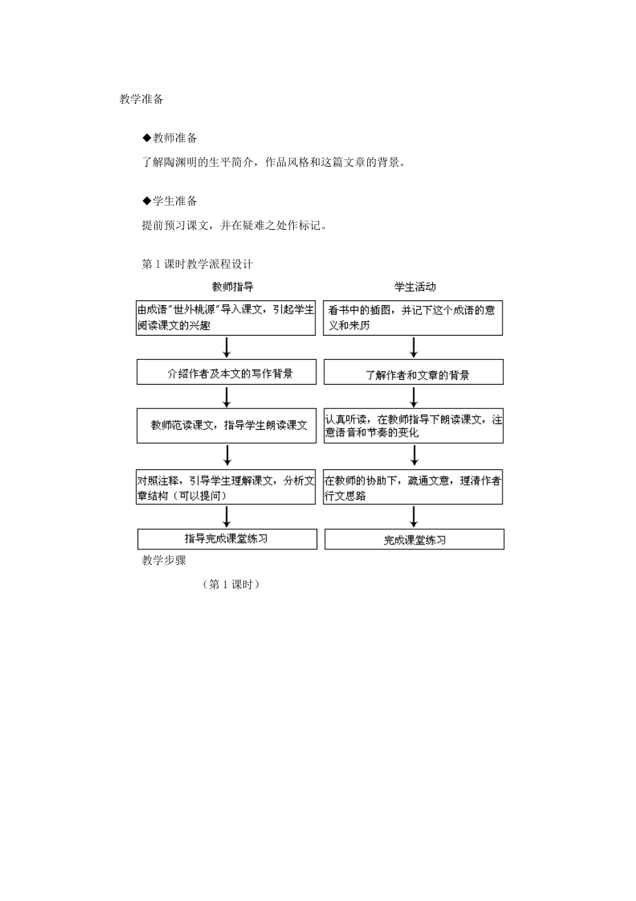 八年级语文上册第五单元21桃花源记（第1课时）教案新人教版新人教版初中八年级上册语文教案.doc