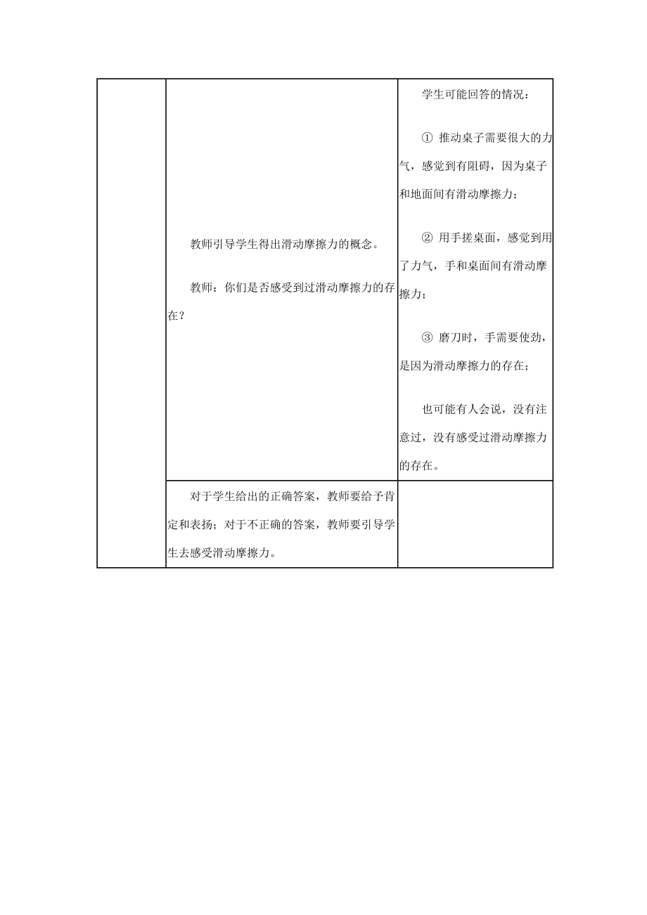 八年级物理下7.5摩擦力教案教科版.doc