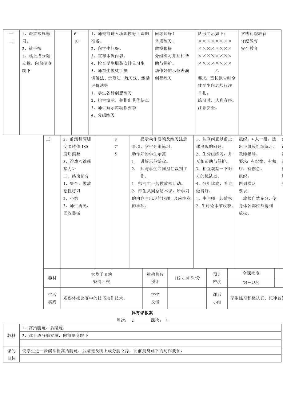 六年级上册体育教案人教版(5).doc