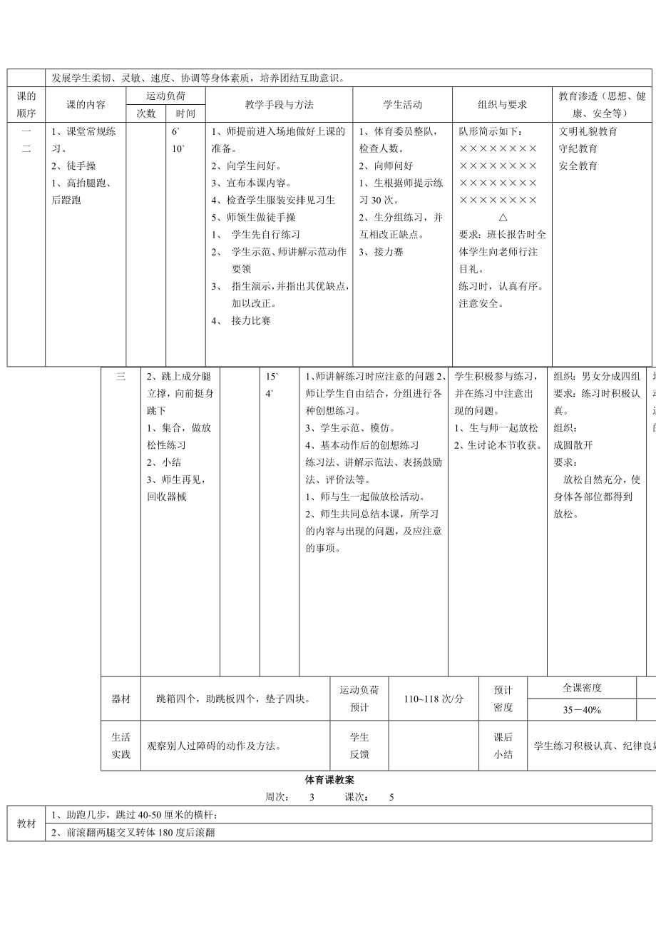 六年级上册体育教案人教版(5).doc