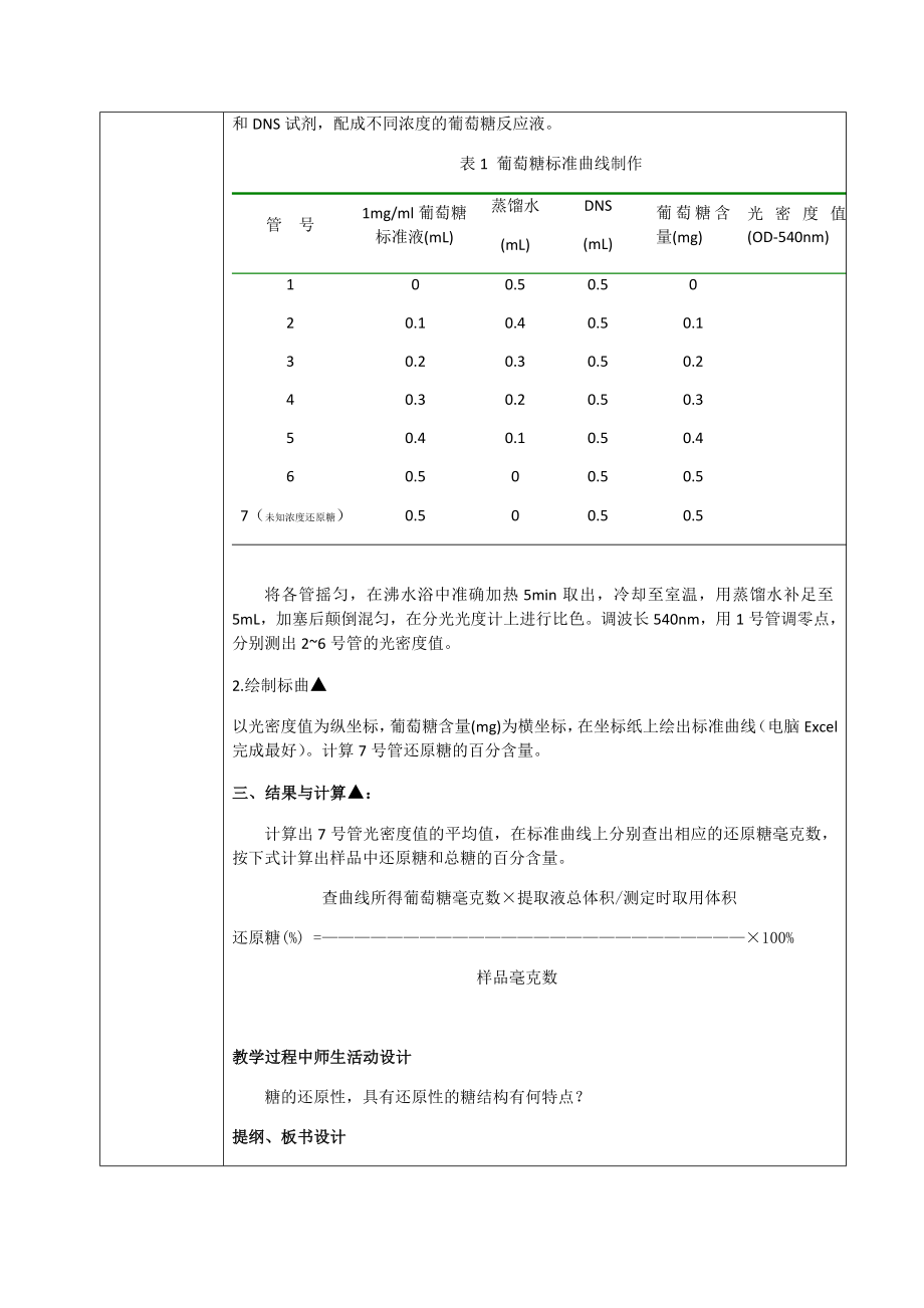 医学生物化学实验教案.doc